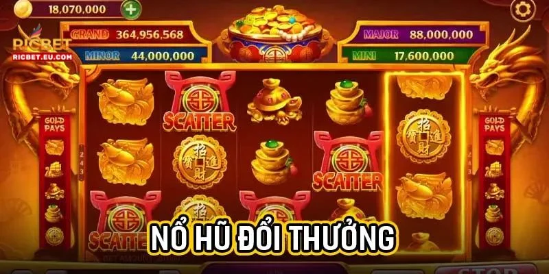 Cách chơi nổ hũ đổi thưởng RICBET chi tiết cho người mới.