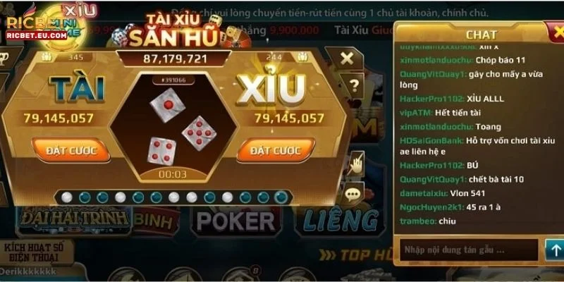 Những hình thức cược làm nên tên tuổi Tài Xỉu B52.